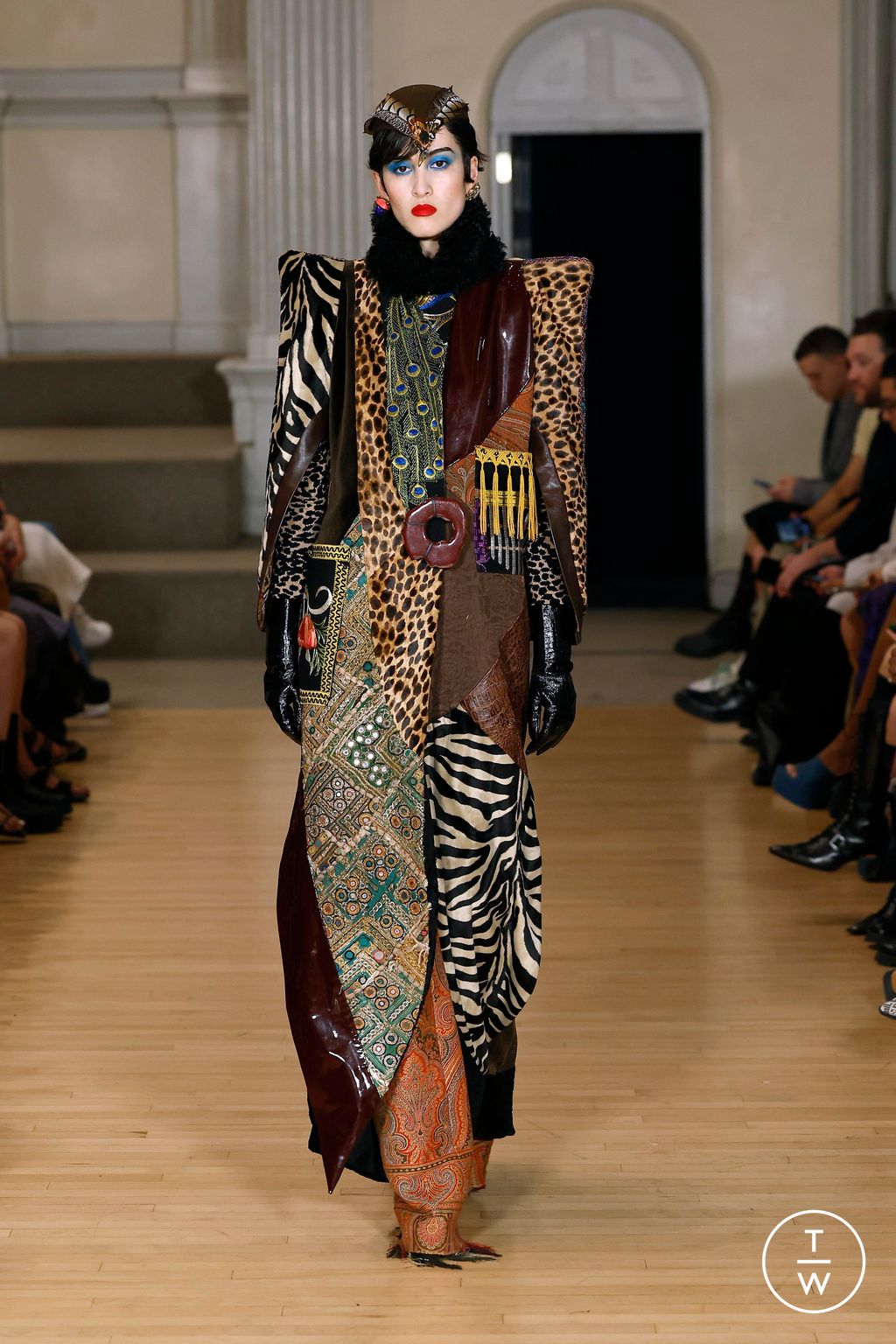 Fashion Week New York Spring/Summer 2025 look 9 from the Ronald Van Der Kemp collection womenswear