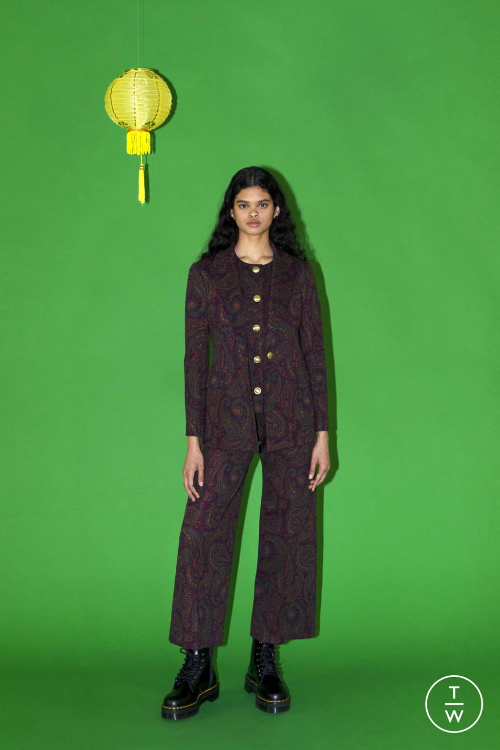 Fashion Week New York Fall/Winter 2021 look 4 de la collection Rosetta Getty womenswear