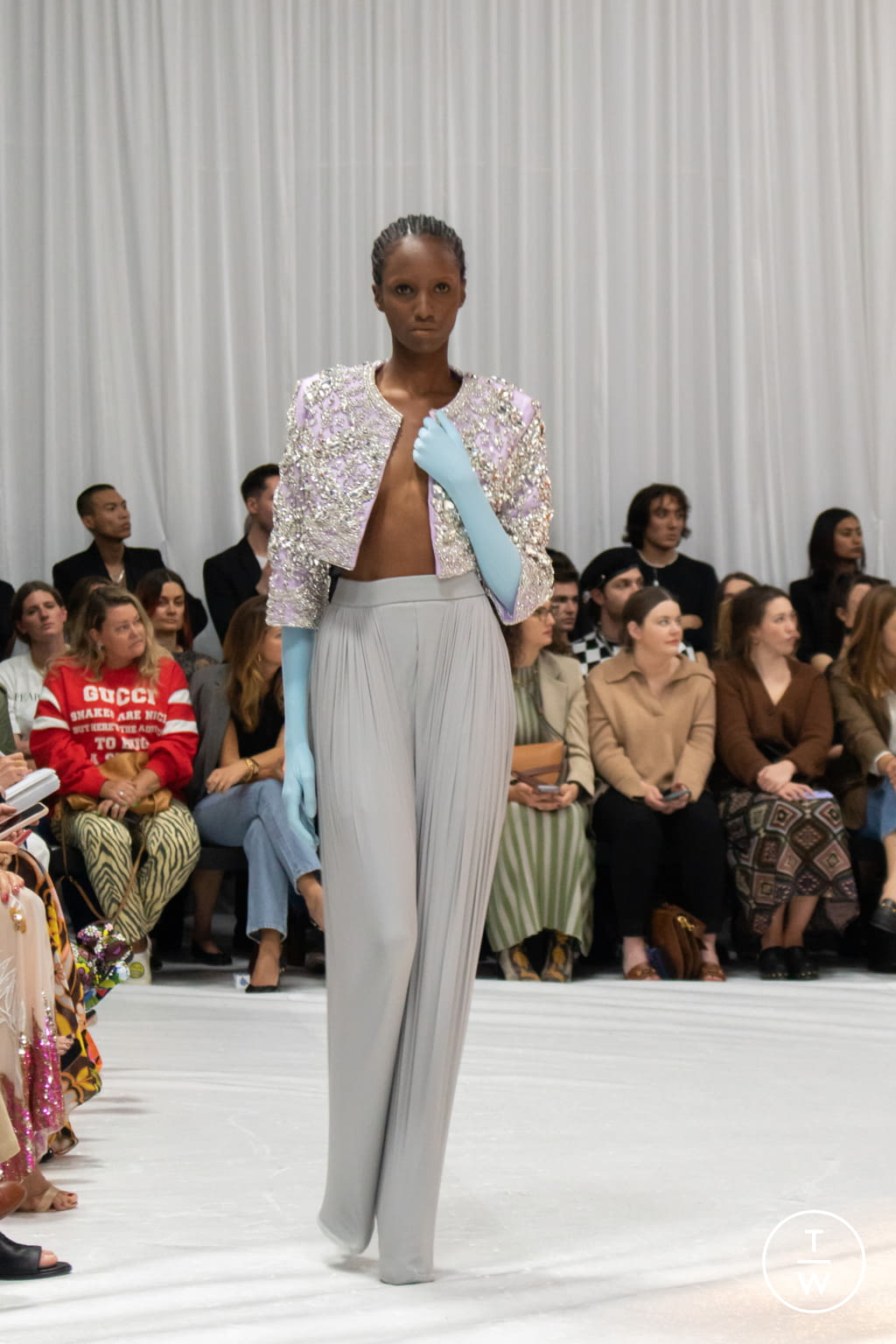 Fashion Week London Spring/Summer 2022 look 28 from the Richard Quinn collection womenswear