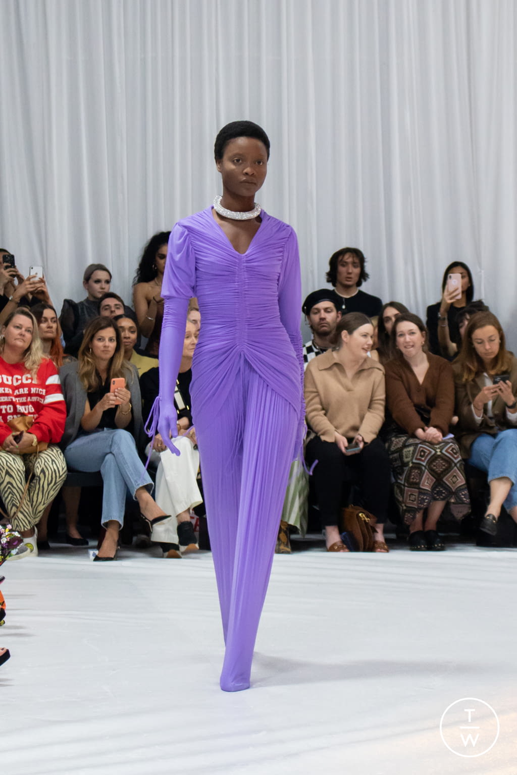 Fashion Week London Spring/Summer 2022 look 5 de la collection Richard Quinn womenswear