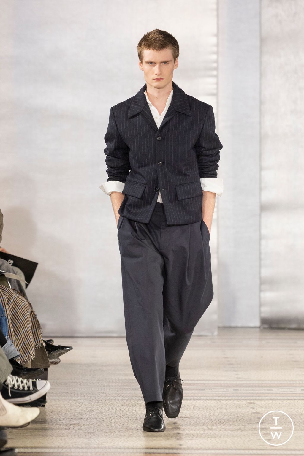 Fashion Week Paris Fall/Winter 2026 look 19 de la collection System menswear