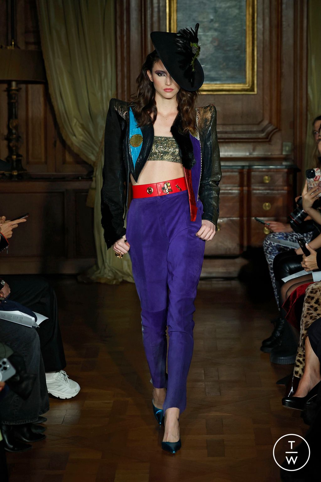 Fashion Week Paris Spring/Summer 2025 look 12 from the Ronald Van Der Kemp collection couture