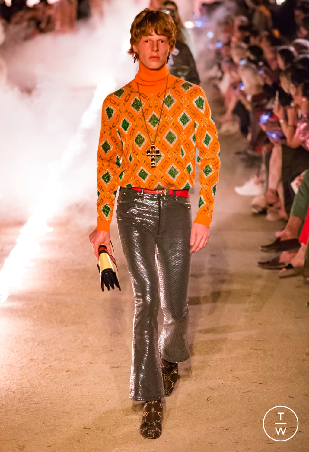 Fashion Week Paris Resort 2019 look 87 from the Gucci collection menswear