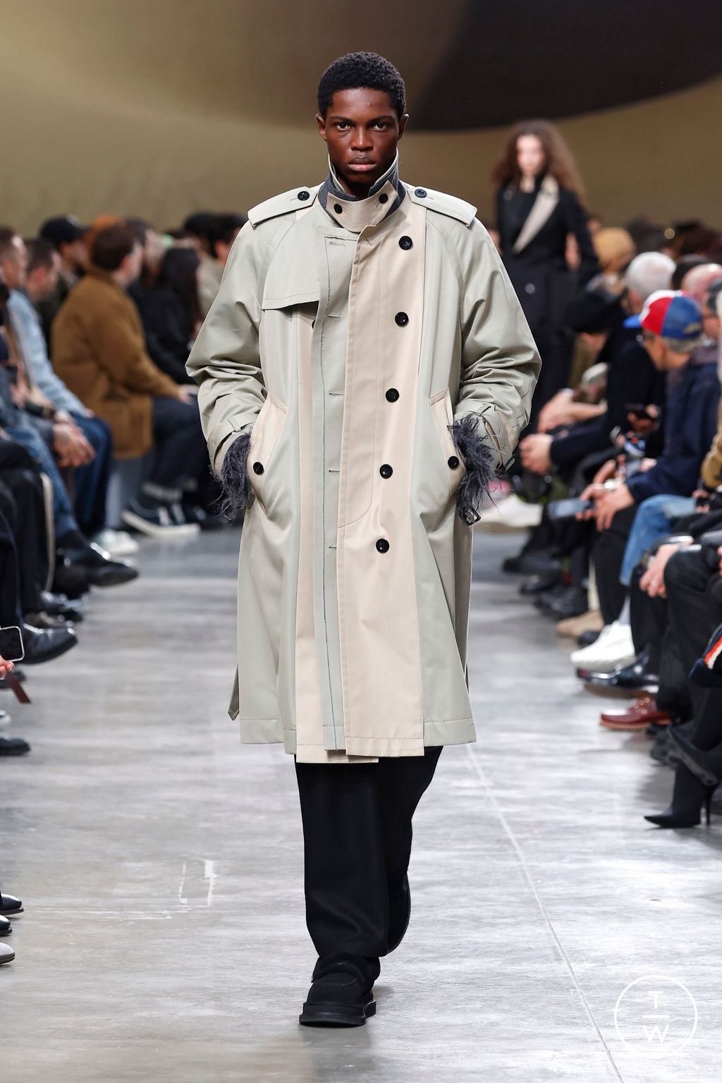 Fashion Week Paris Fall/Winter 2025 look 65 from the Sacai collection menswear