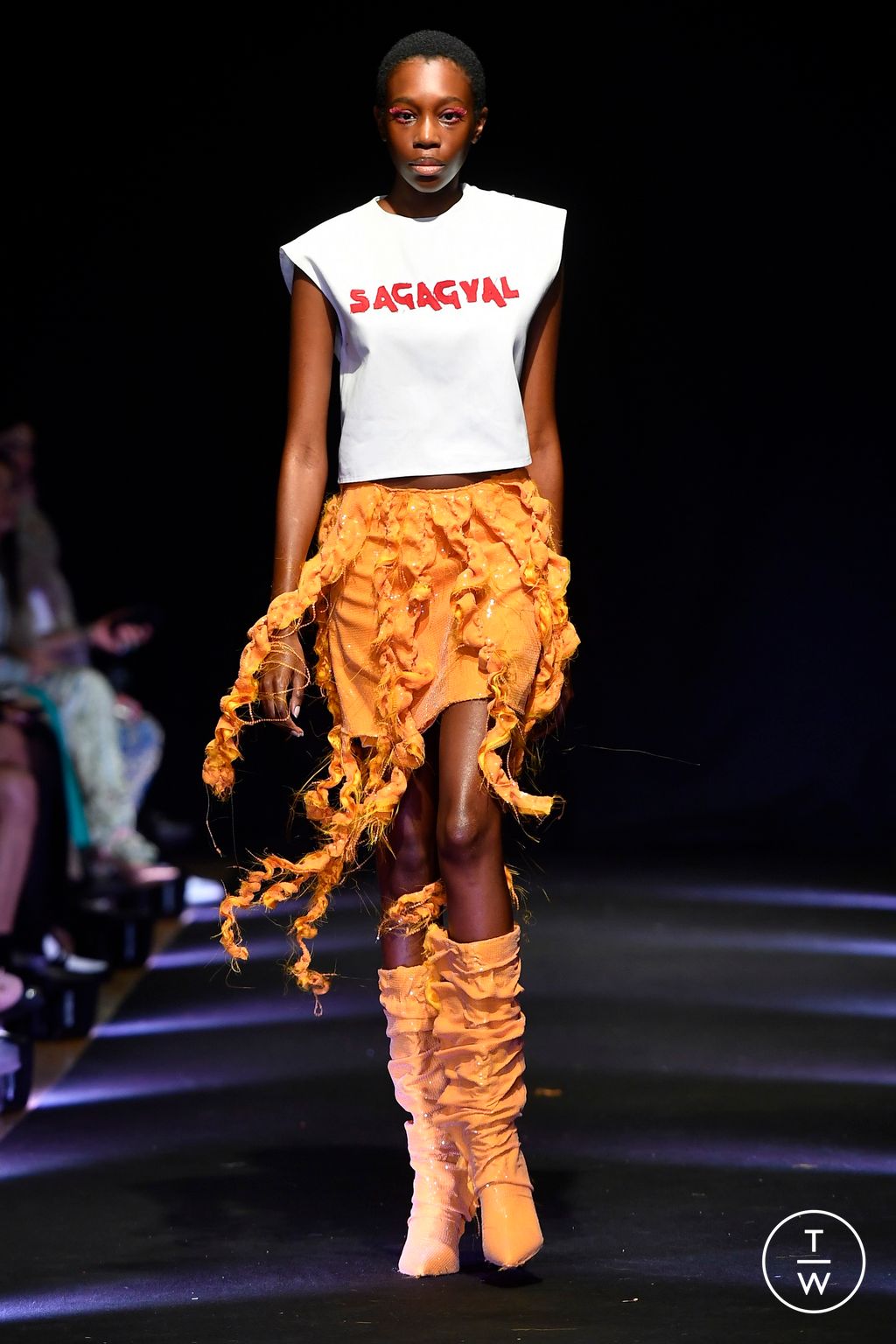 Fashion Week Milan Fall/Winter 2024 look 22 from the SAGABOI collection womenswear