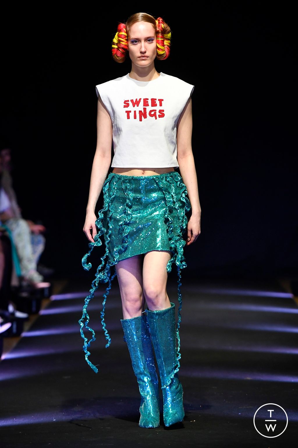 Fashion Week Milan Fall/Winter 2024 look 24 from the SAGABOI collection womenswear
