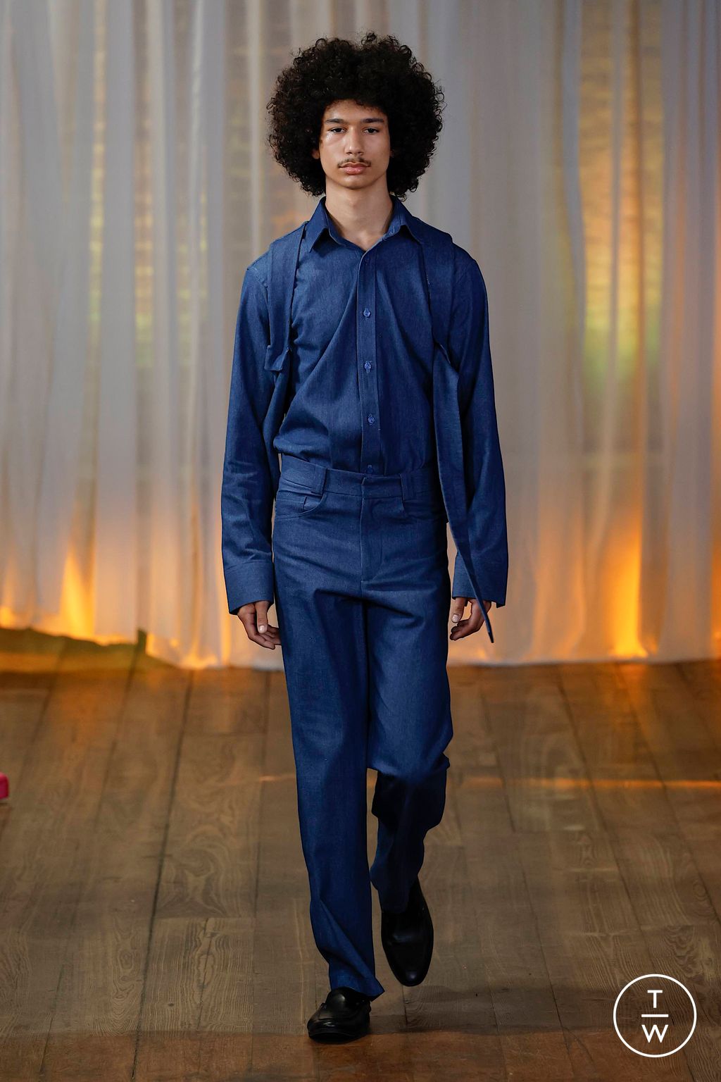 Fashion Week London Spring/Summer 2024 look 1 from the SAGABOI collection menswear