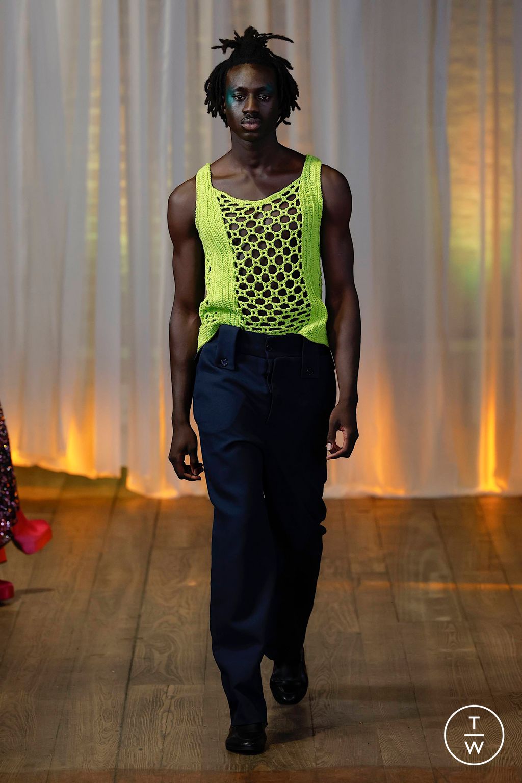 Fashion Week London Spring/Summer 2024 look 7 from the SAGABOI collection menswear