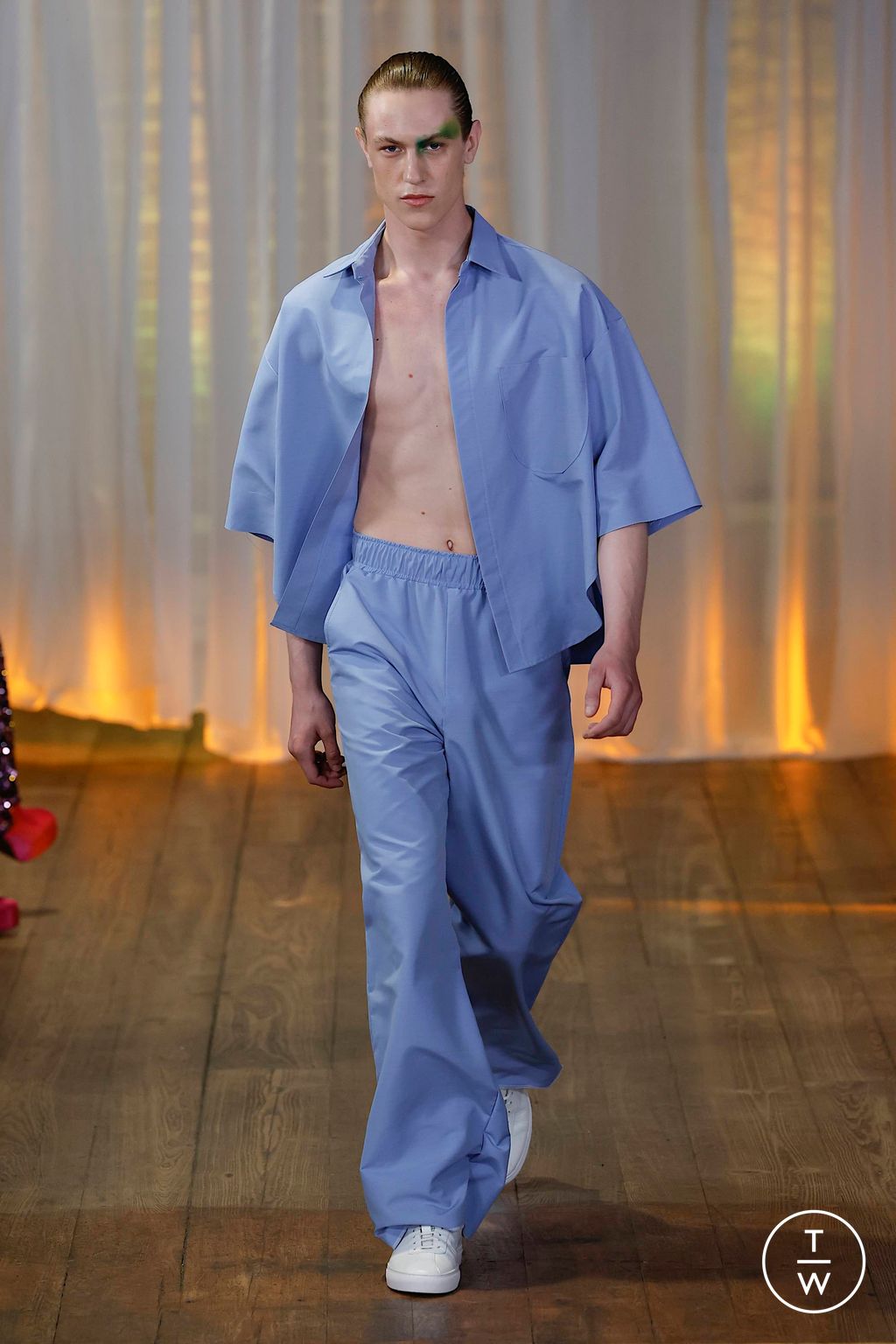 Fashion Week London Spring/Summer 2024 look 9 from the SAGABOI collection 男装