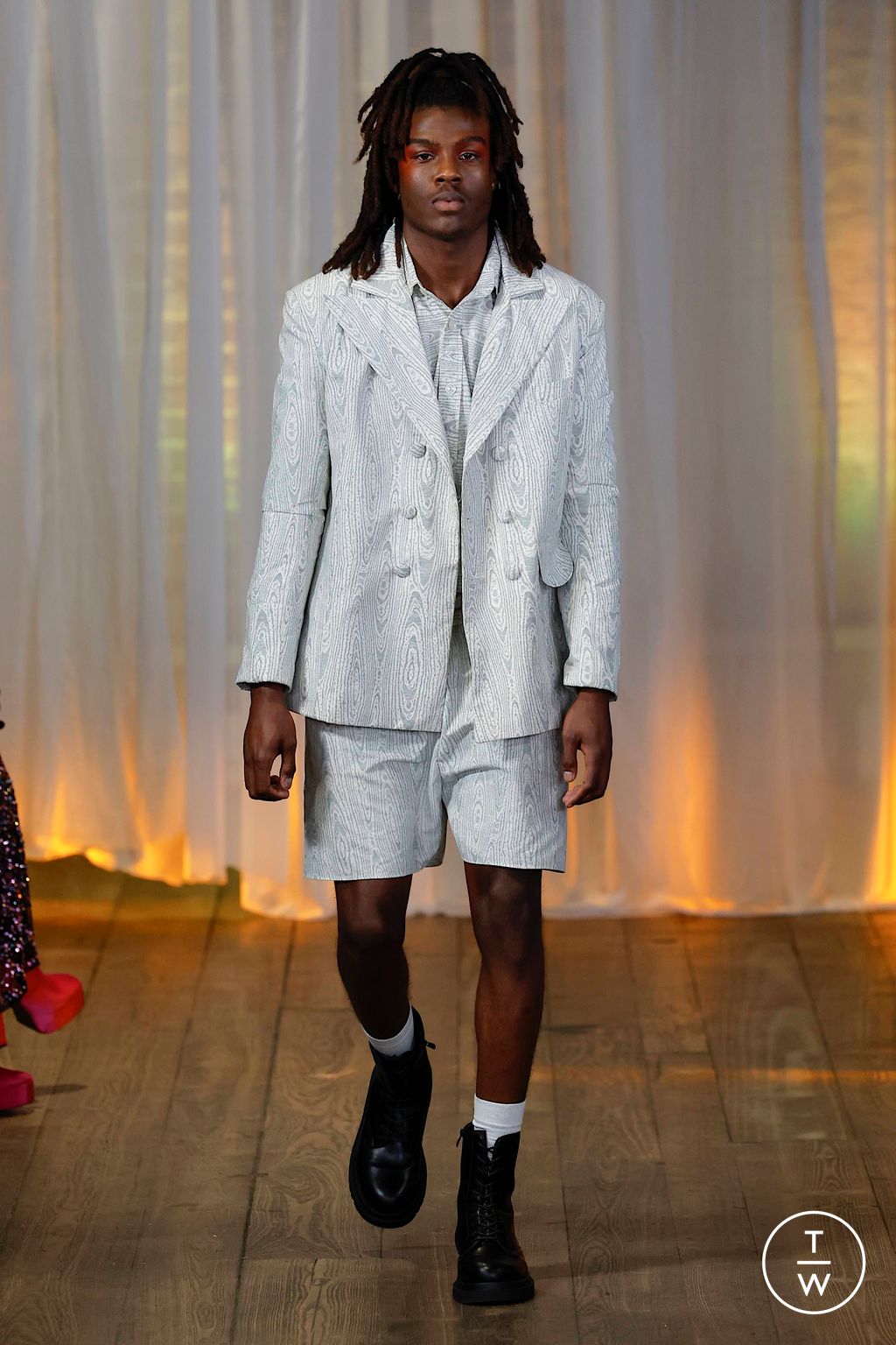 Fashion Week London Spring/Summer 2024 look 10 from the SAGABOI collection menswear