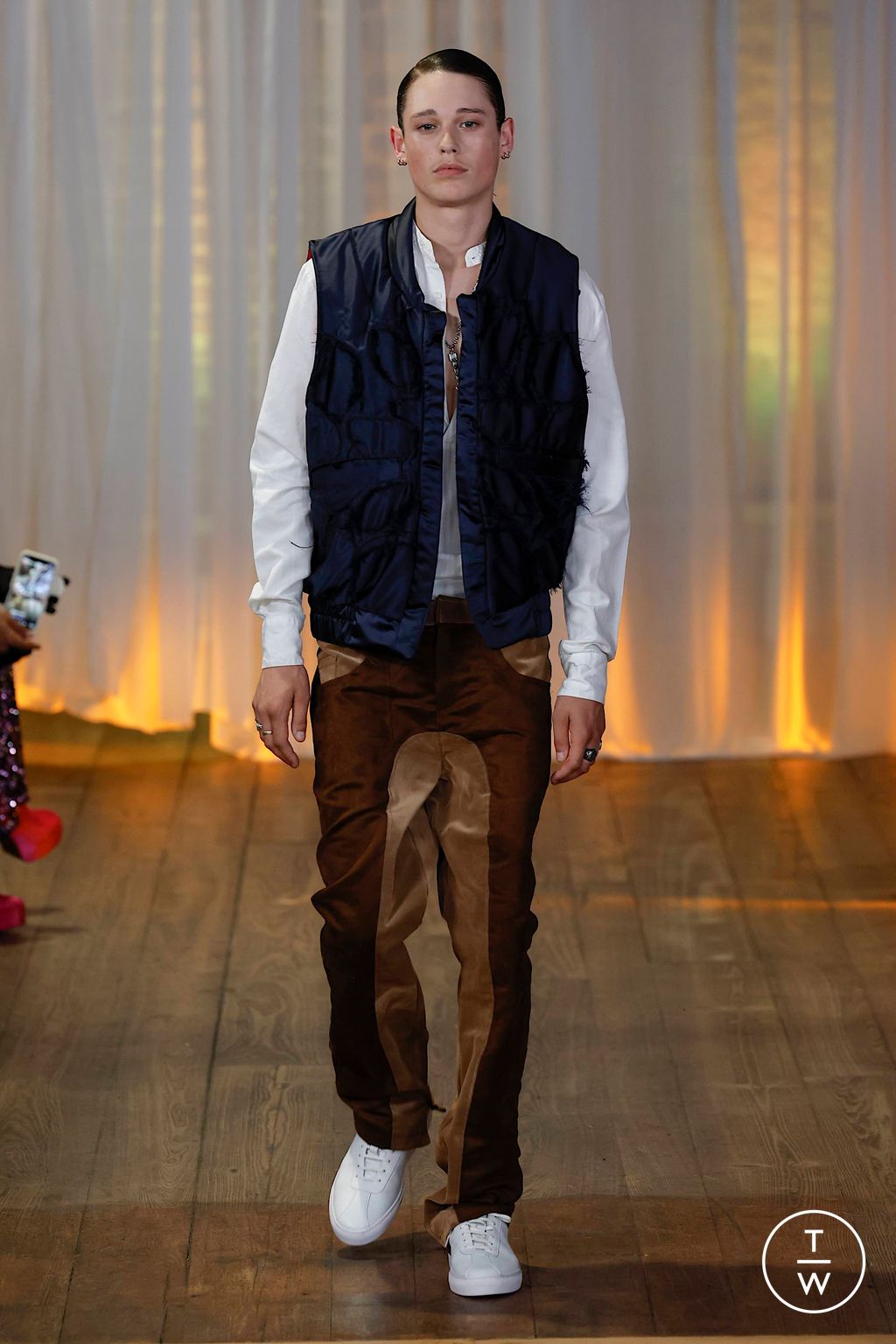 Fashion Week London Spring/Summer 2024 look 11 from the SAGABOI collection menswear