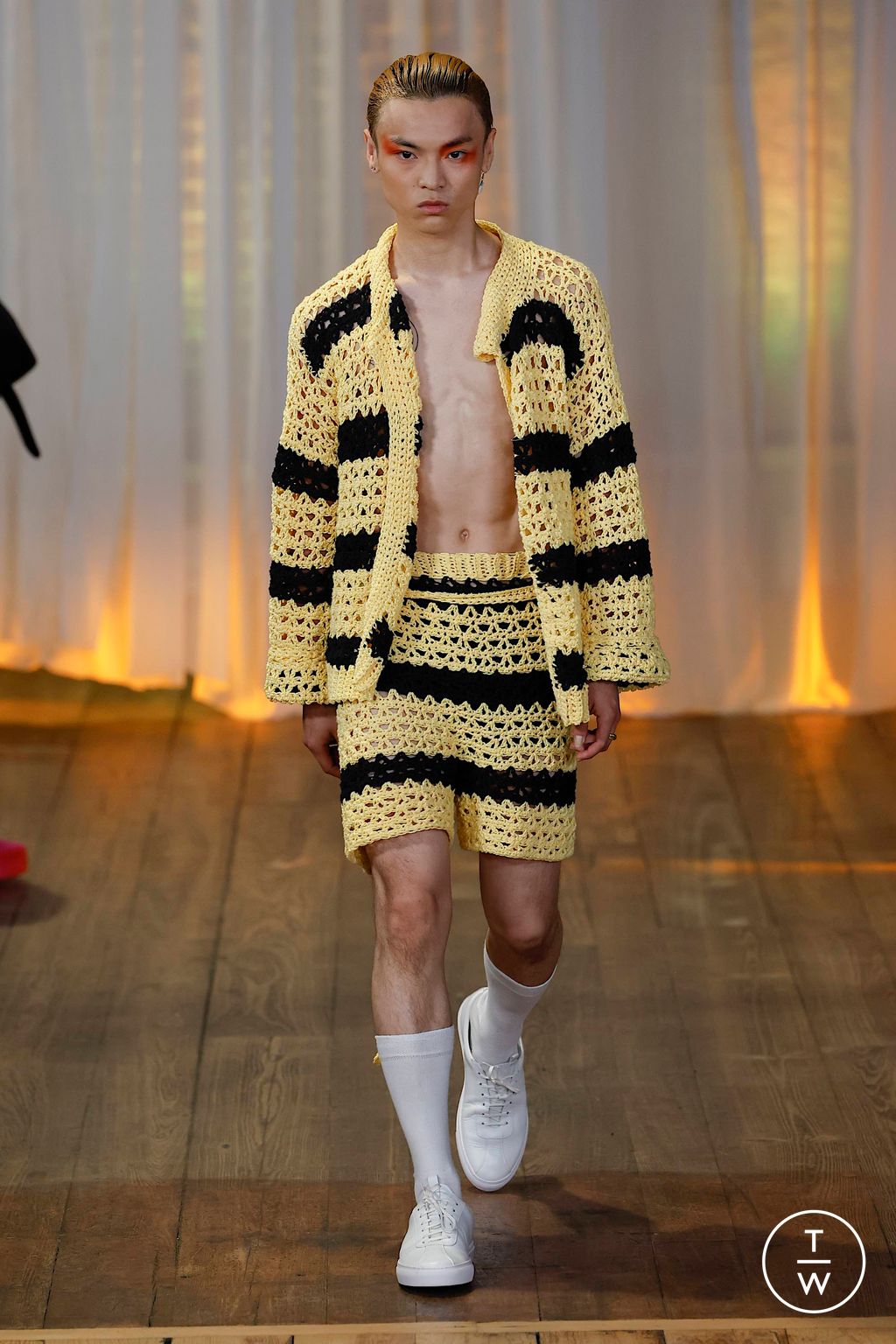 Fashion Week London Spring/Summer 2024 look 15 from the SAGABOI collection menswear