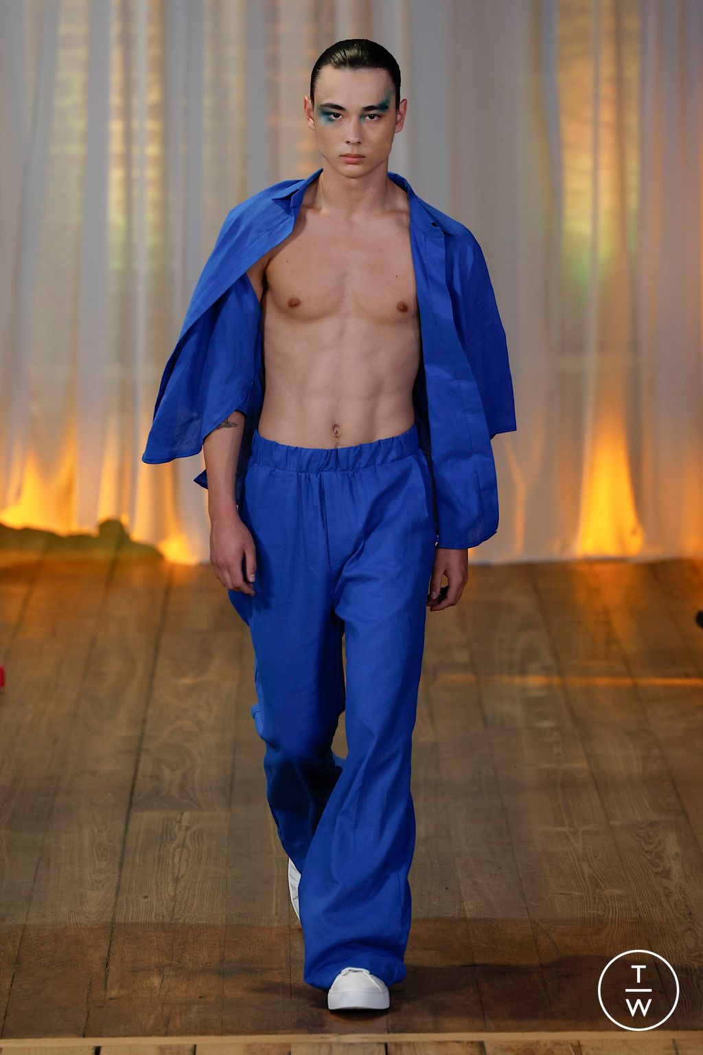 Fashion Week London Spring/Summer 2024 look 17 from the SAGABOI collection menswear