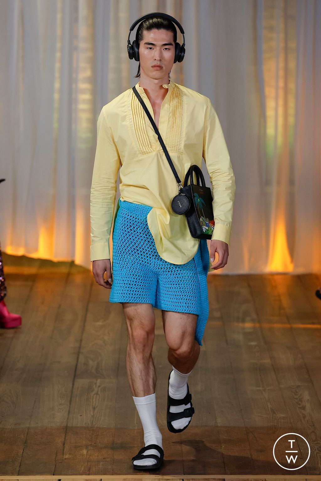 Fashion Week London Spring/Summer 2024 look 18 from the SAGABOI collection menswear