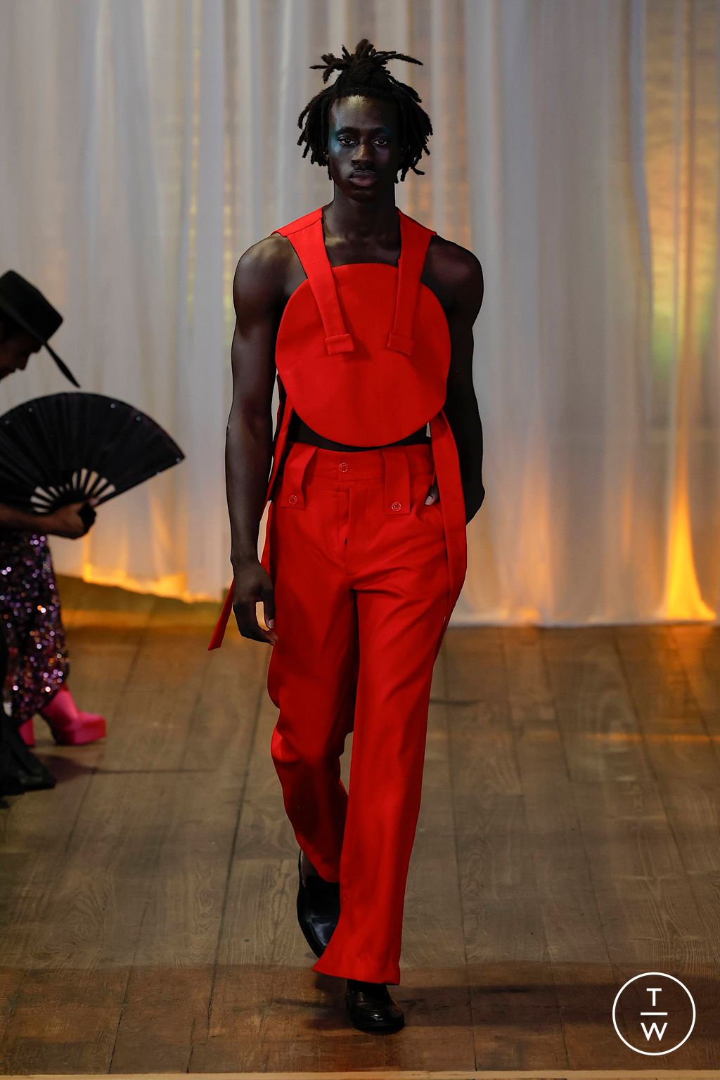Fashion Week London Spring/Summer 2024 look 26 from the SAGABOI collection menswear