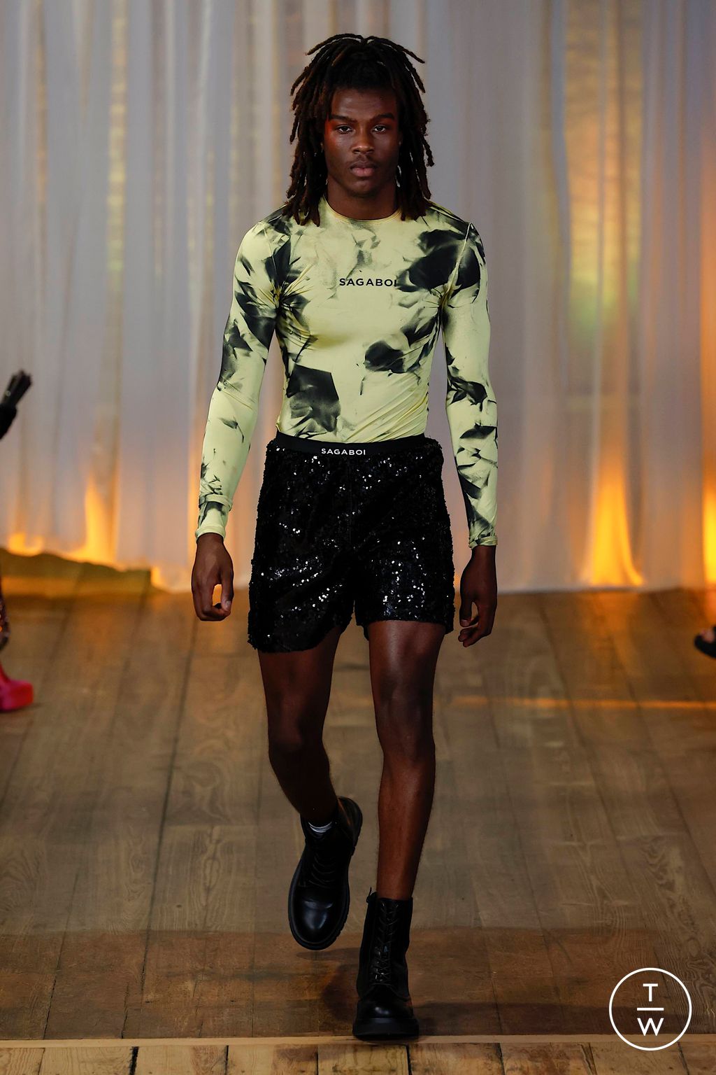 Fashion Week London Spring/Summer 2024 look 28 de la collection SAGABOI menswear
