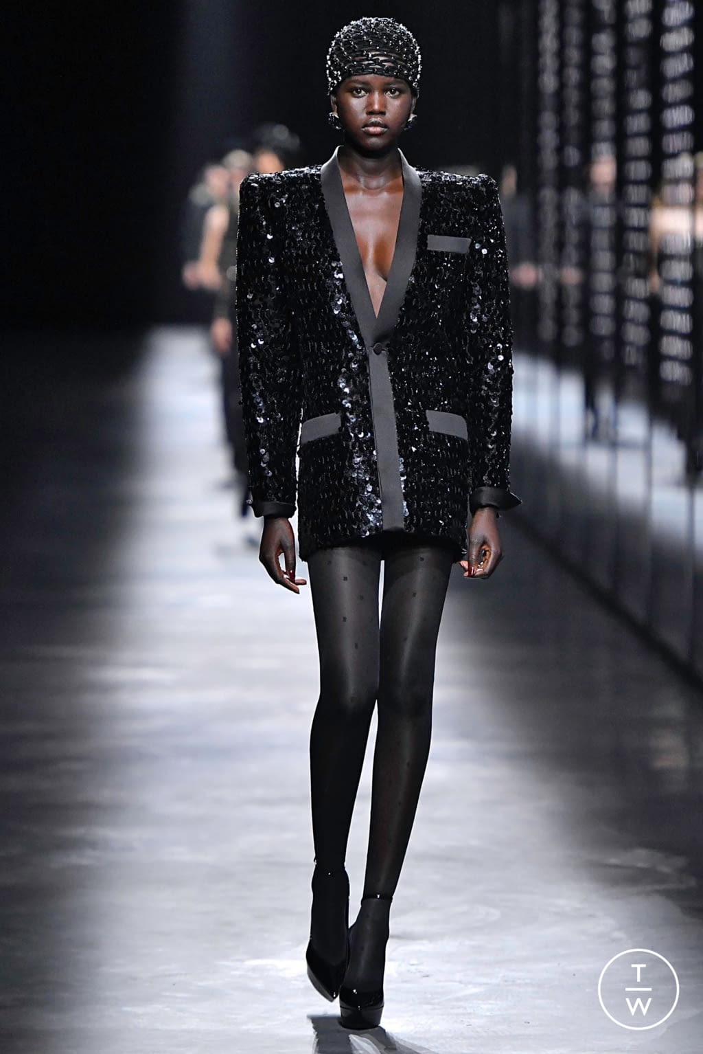 Laurent Fashion Show Ysl Fw19 Adut Akech Saint Laurent The Best