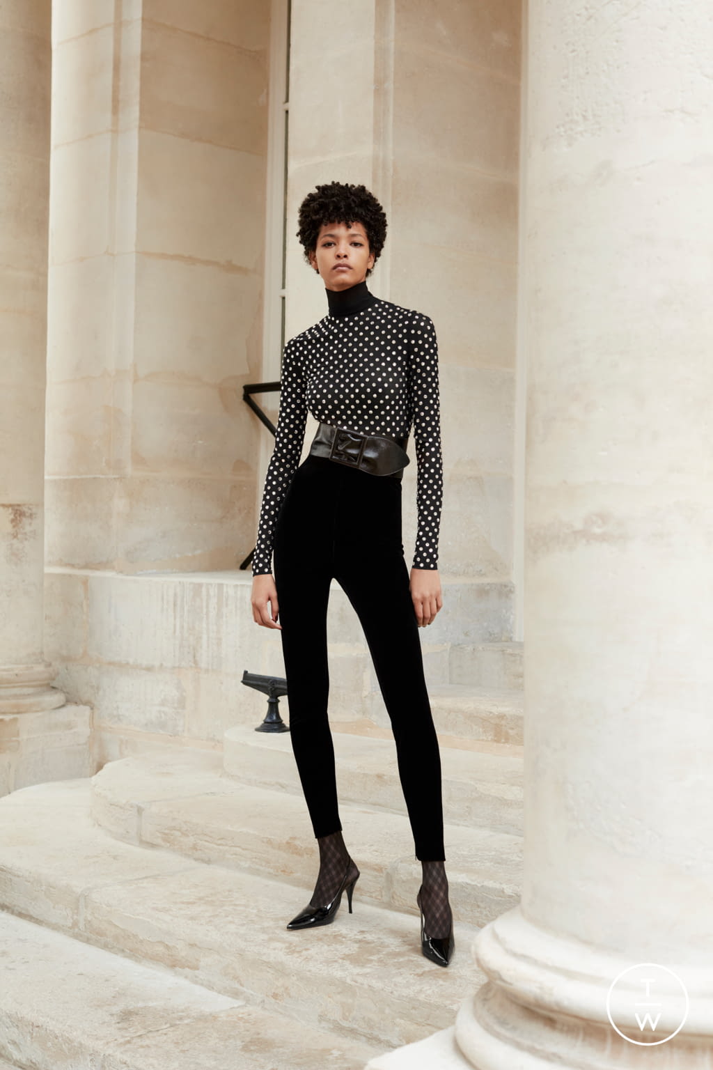 Fashion Week Paris Pre-Fall 2021 look 51 de la collection Saint Laurent womenswear