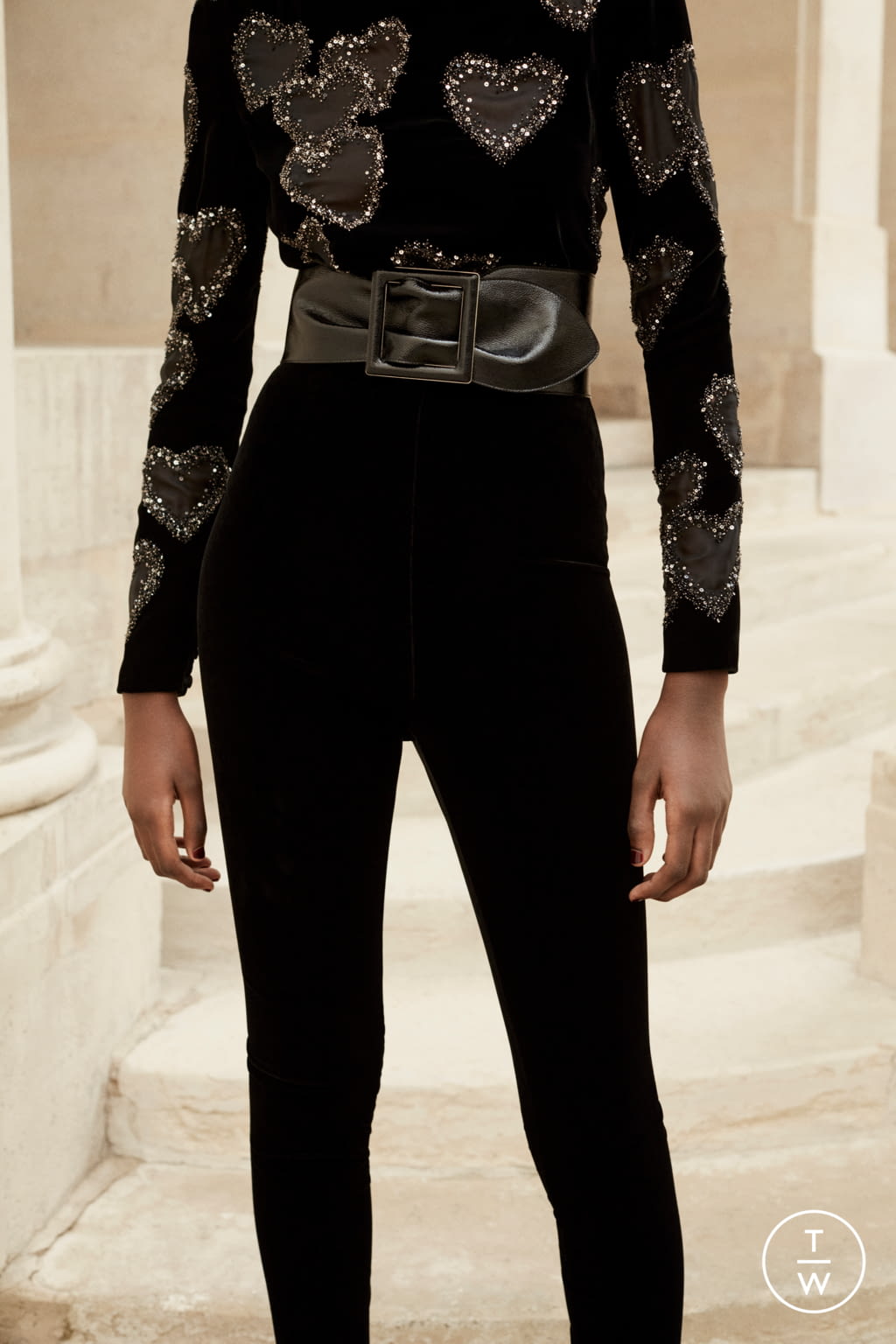 Fashion Week Paris Pre-Fall 2021 look 55 from the Saint Laurent collection womenswear