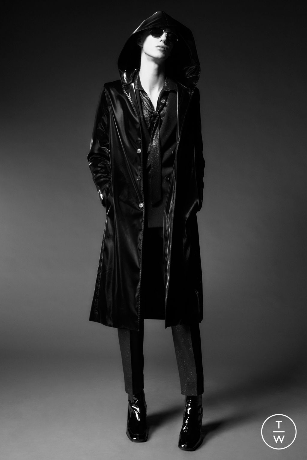 Fashion Week Paris Pre-Fall 2022 look 59 from the Saint Laurent collection menswear