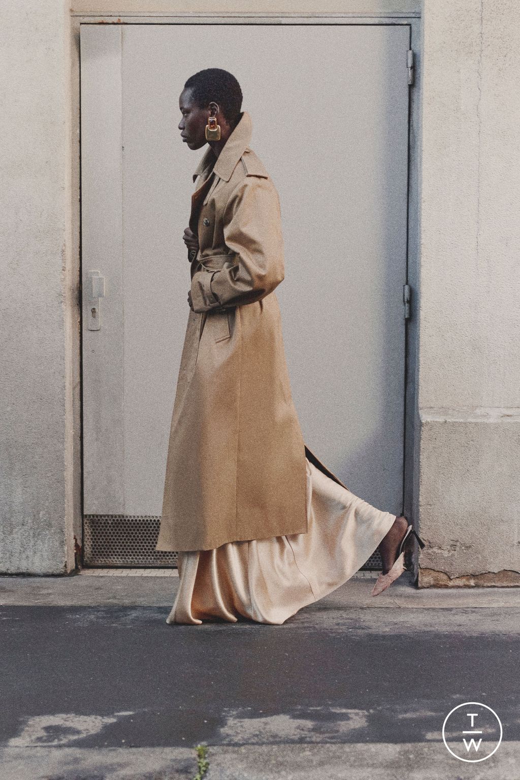 Fashion Week Paris Pre-Fall 2024 look 5 de la collection Saint Laurent womenswear