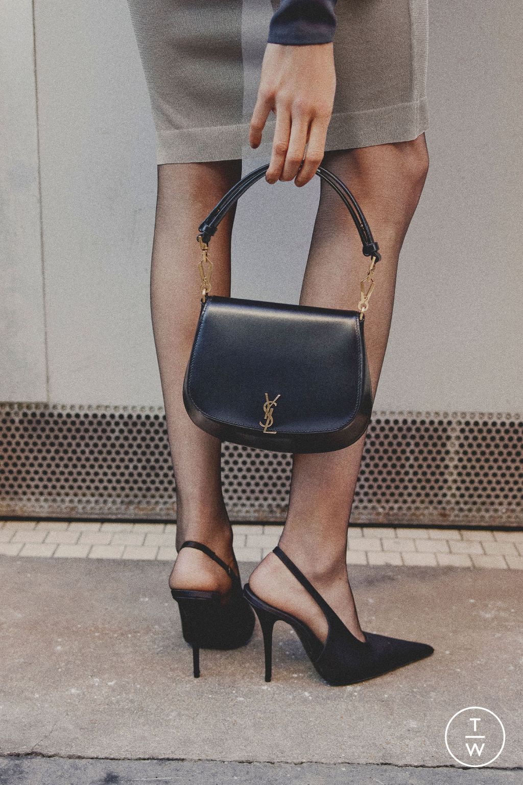 Fashion Week Paris Pre-Fall 2024 look 15 from the Saint Laurent collection womenswear