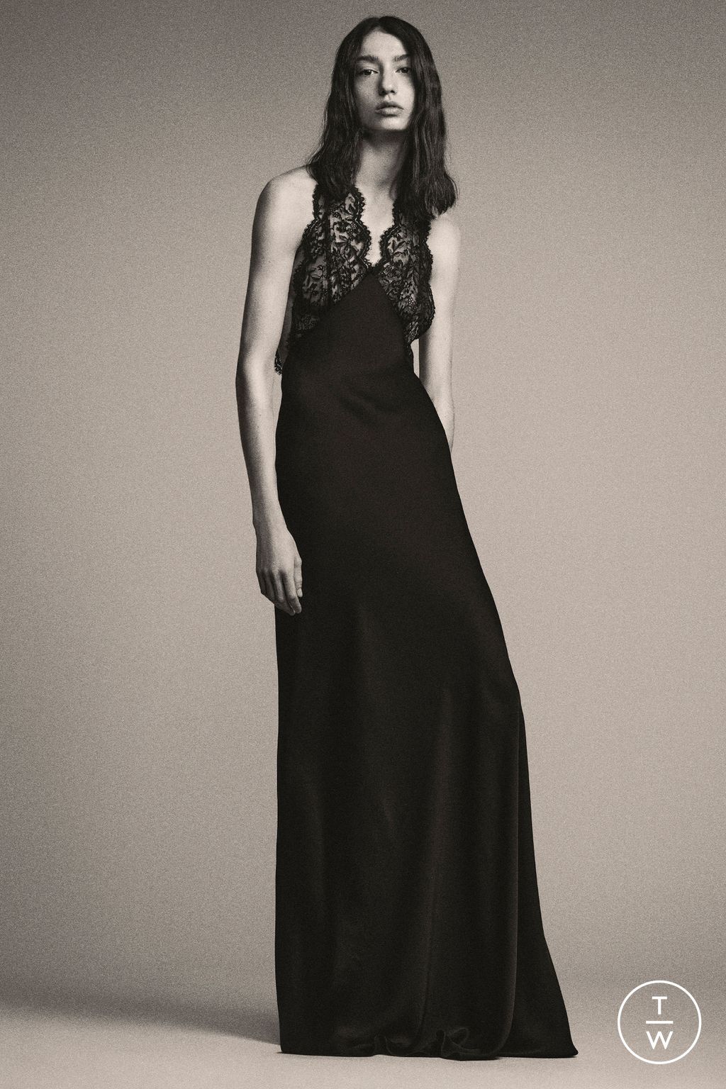 Fashion Week Paris Pre-Fall 2024 look 51 from the Saint Laurent collection womenswear