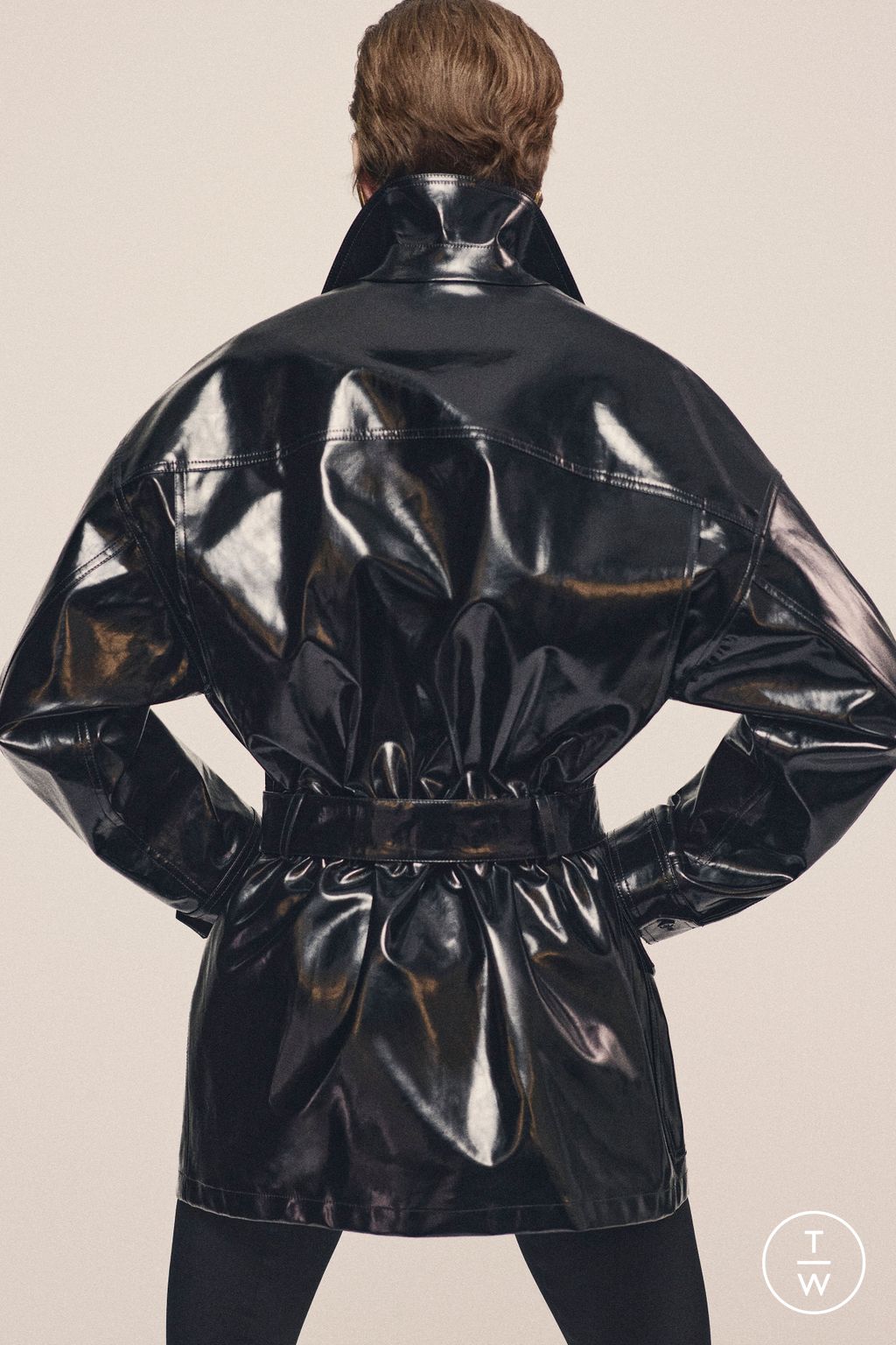 Fashion Week Paris Pre-Fall 2024 look 60 from the Saint Laurent collection womenswear