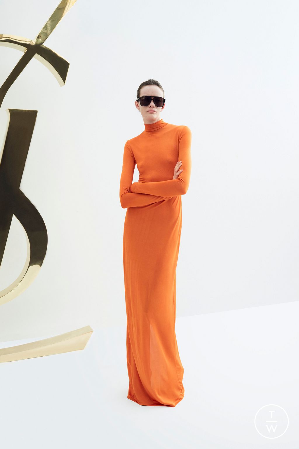 Fashion Week Paris Resort 2023 look 36 de la collection Saint Laurent womenswear