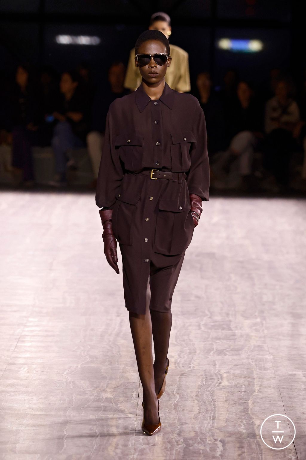 Fashion Week Paris Spring/Summer 2024 look 12 de la collection Saint Laurent womenswear