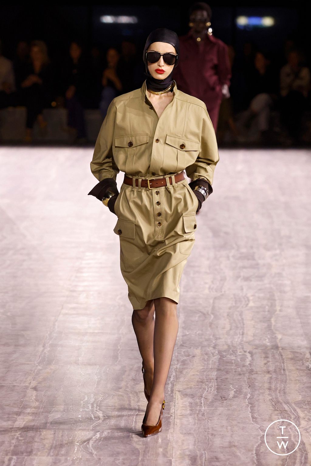 Fashion Week Paris Spring/Summer 2024 look 22 de la collection Saint Laurent womenswear