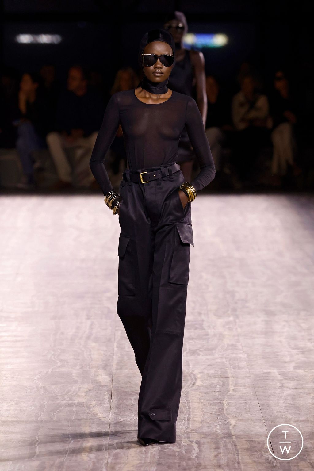 Fashion Week Paris Spring/Summer 2024 look 30 de la collection Saint Laurent womenswear