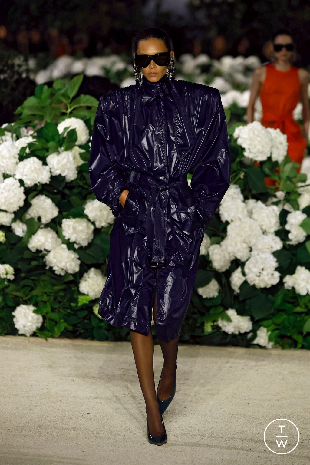 Fashion Week Paris Spring/Summer 2026 look 16 from the Saint Laurent collection womenswear