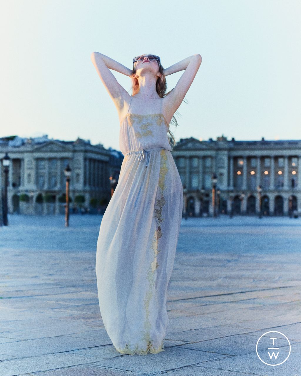 Fashion Week Paris Resort 2026 look 28 from the Saint Laurent collection womenswear