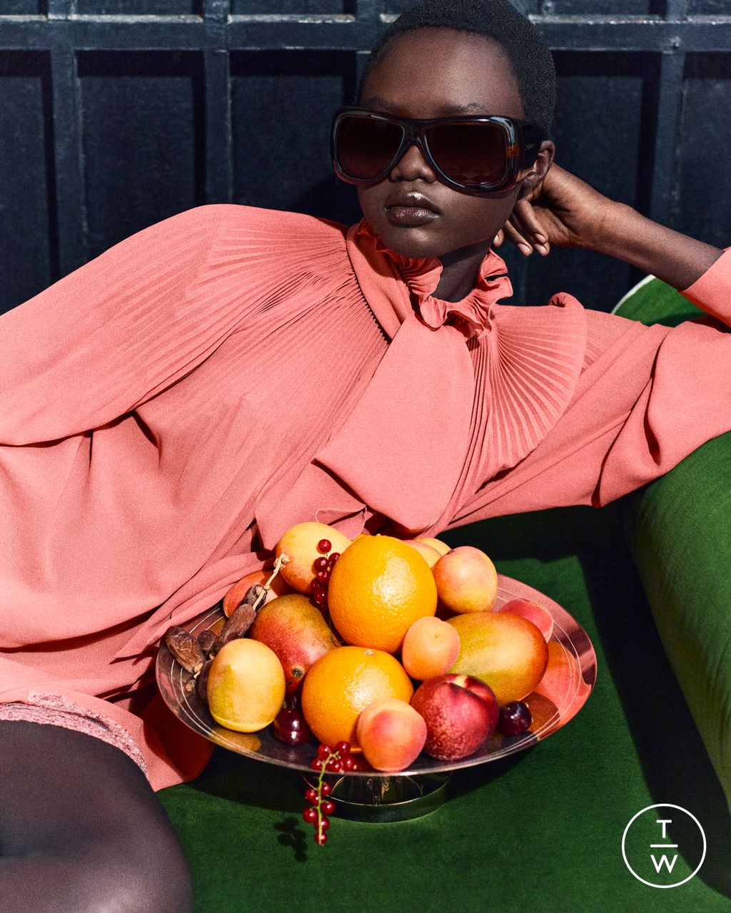 Fashion Week Paris Resort 2026 look 59 from the Saint Laurent collection womenswear