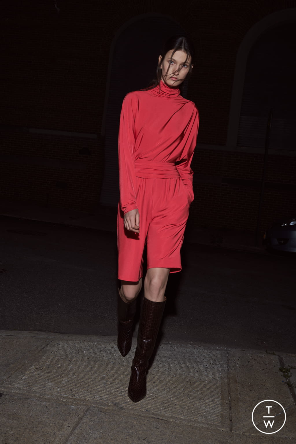 Fashion Week New York Pre-Fall 2020 look 6 from the LaPointe collection womenswear