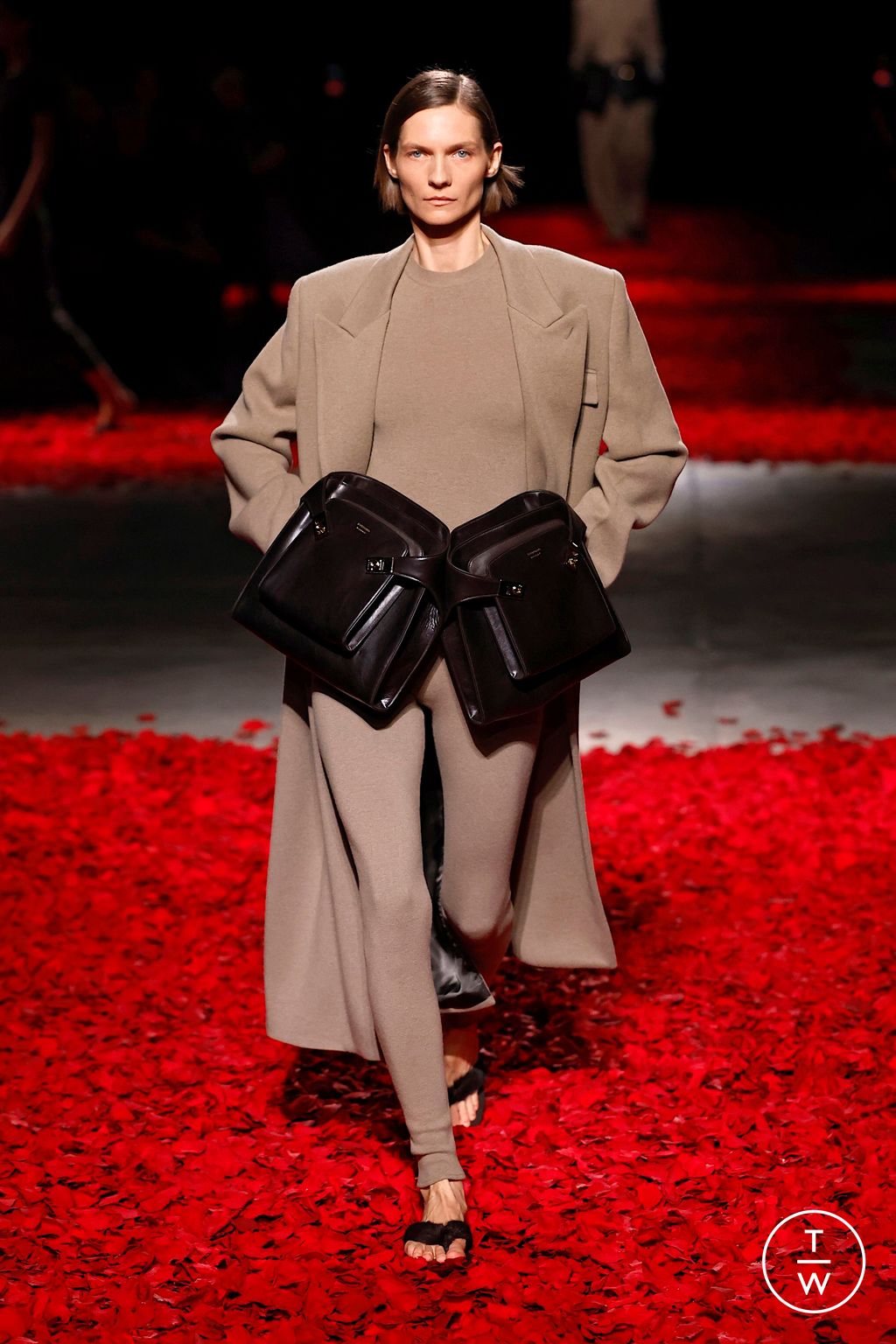 Fashion Week Milan Fall/Winter 2025 look 1 from the Ferragamo collection womenswear