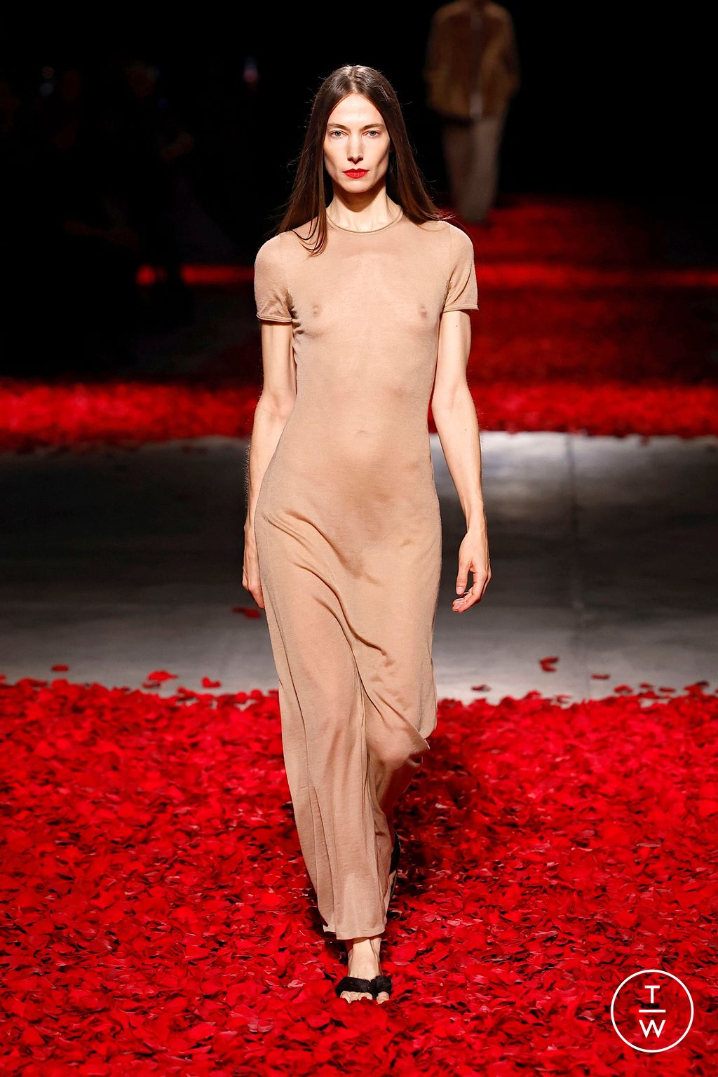 Fashion Week Milan Fall/Winter 2025 look 5 from the Ferragamo collection womenswear