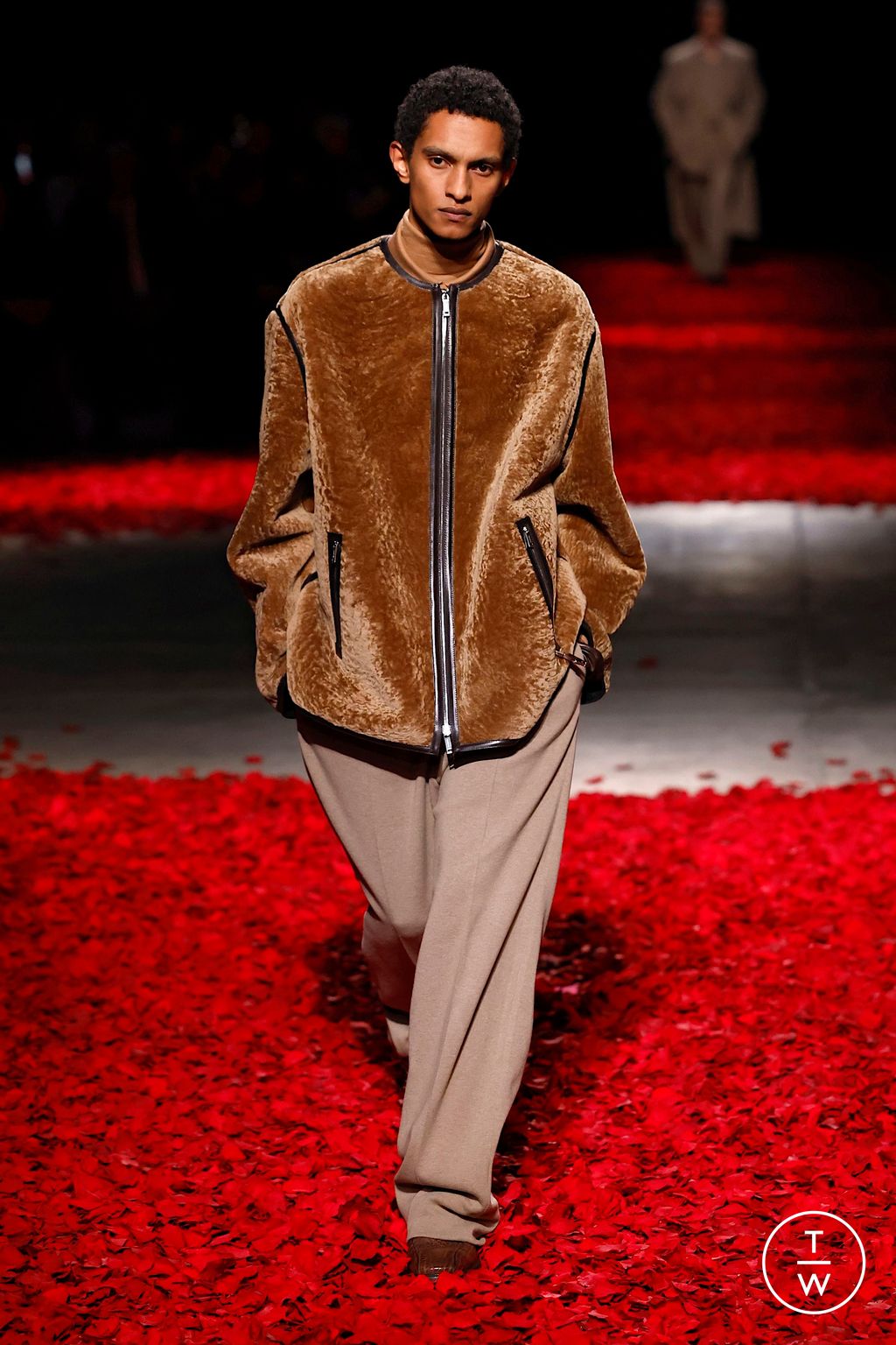 Fashion Week Milan Fall/Winter 2025 look 7 from the Ferragamo collection womenswear