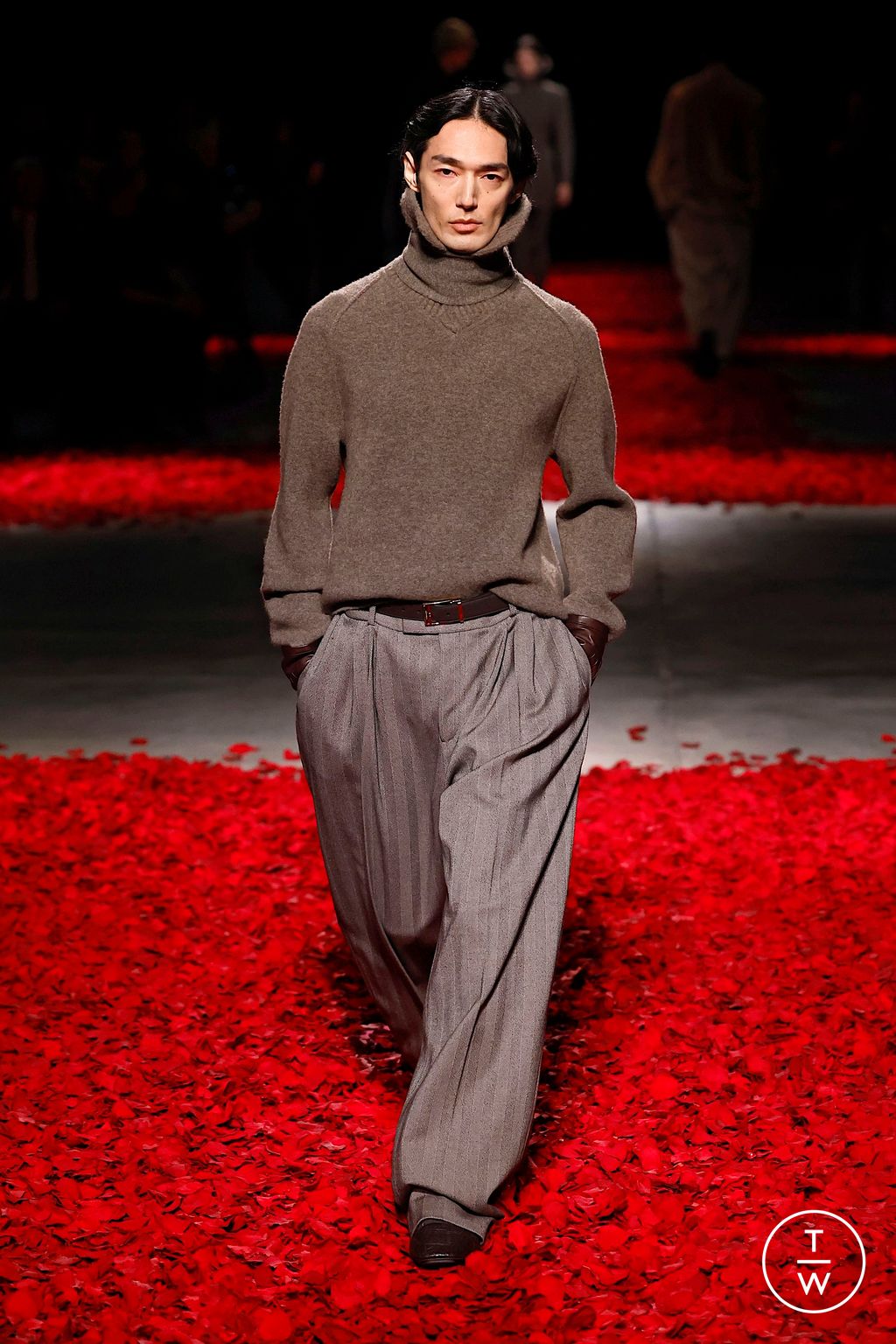 Fashion Week Milan Fall/Winter 2025 look 14 from the Ferragamo collection womenswear
