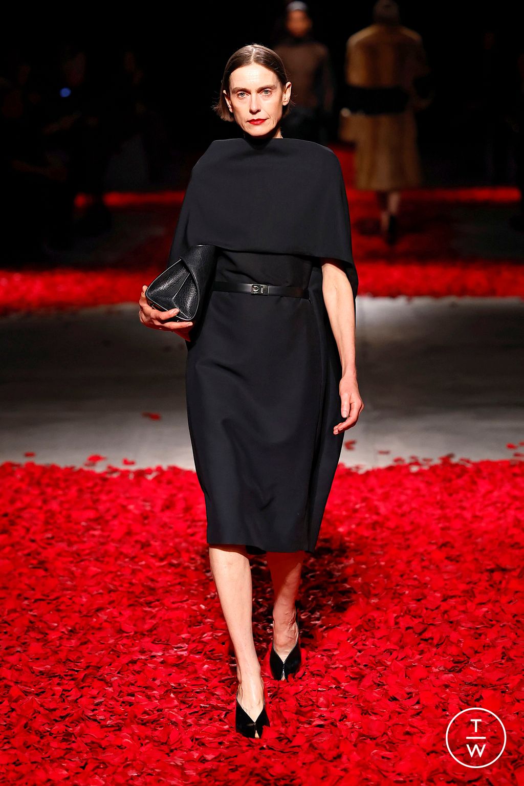 Fashion Week Milan Fall/Winter 2025 look 29 from the Ferragamo collection womenswear