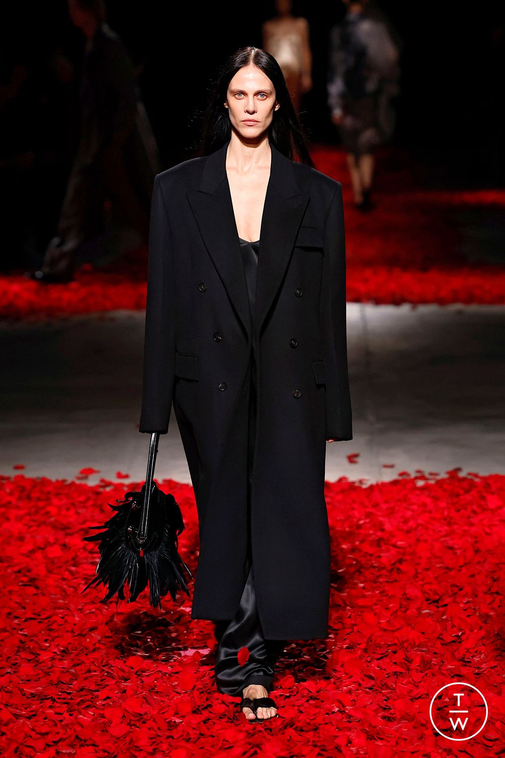 Fashion Week Milan Fall/Winter 2025 look 41 from the Ferragamo collection womenswear