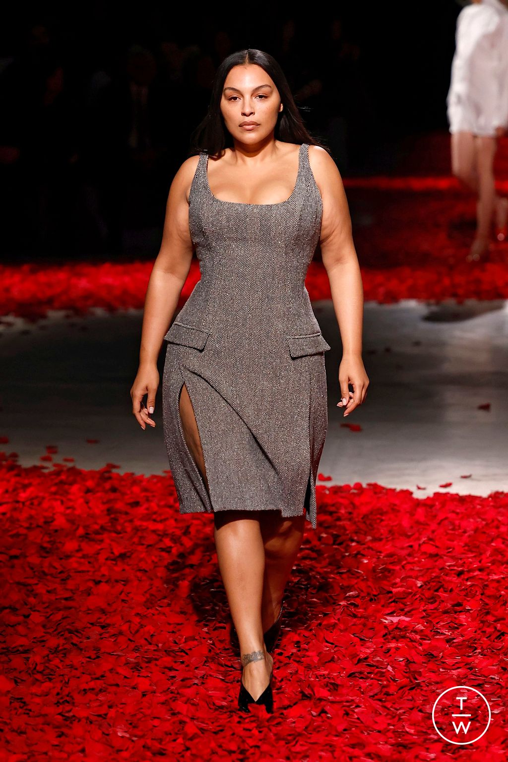 Fashion Week Milan Fall/Winter 2025 look 45 de la collection Ferragamo womenswear