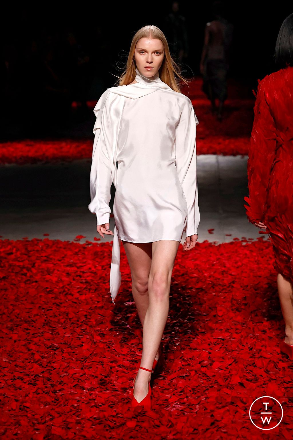 Fashion Week Milan Fall/Winter 2025 look 46 de la collection Ferragamo womenswear