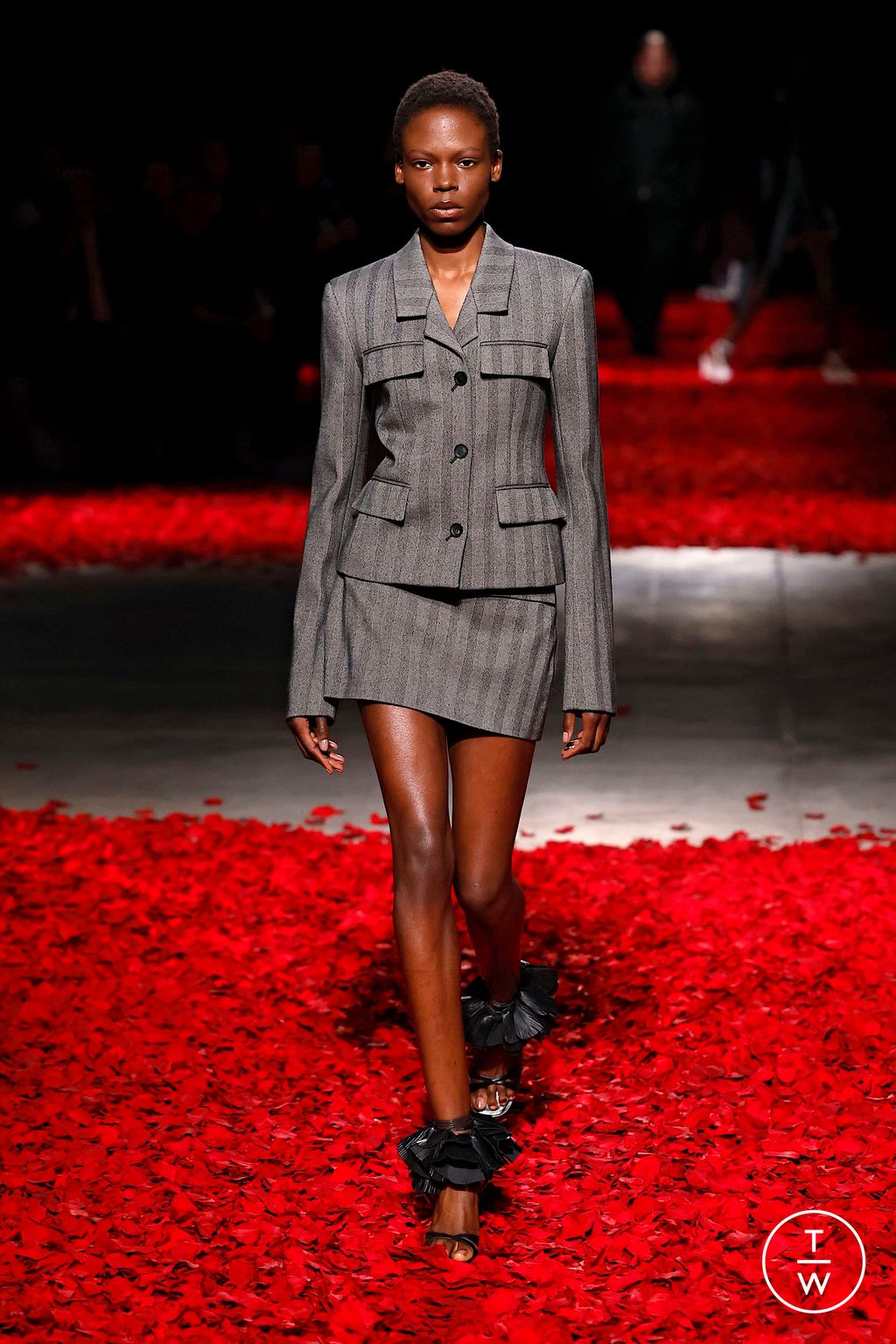 Fashion Week Milan Fall/Winter 2025 look 52 from the Ferragamo collection womenswear