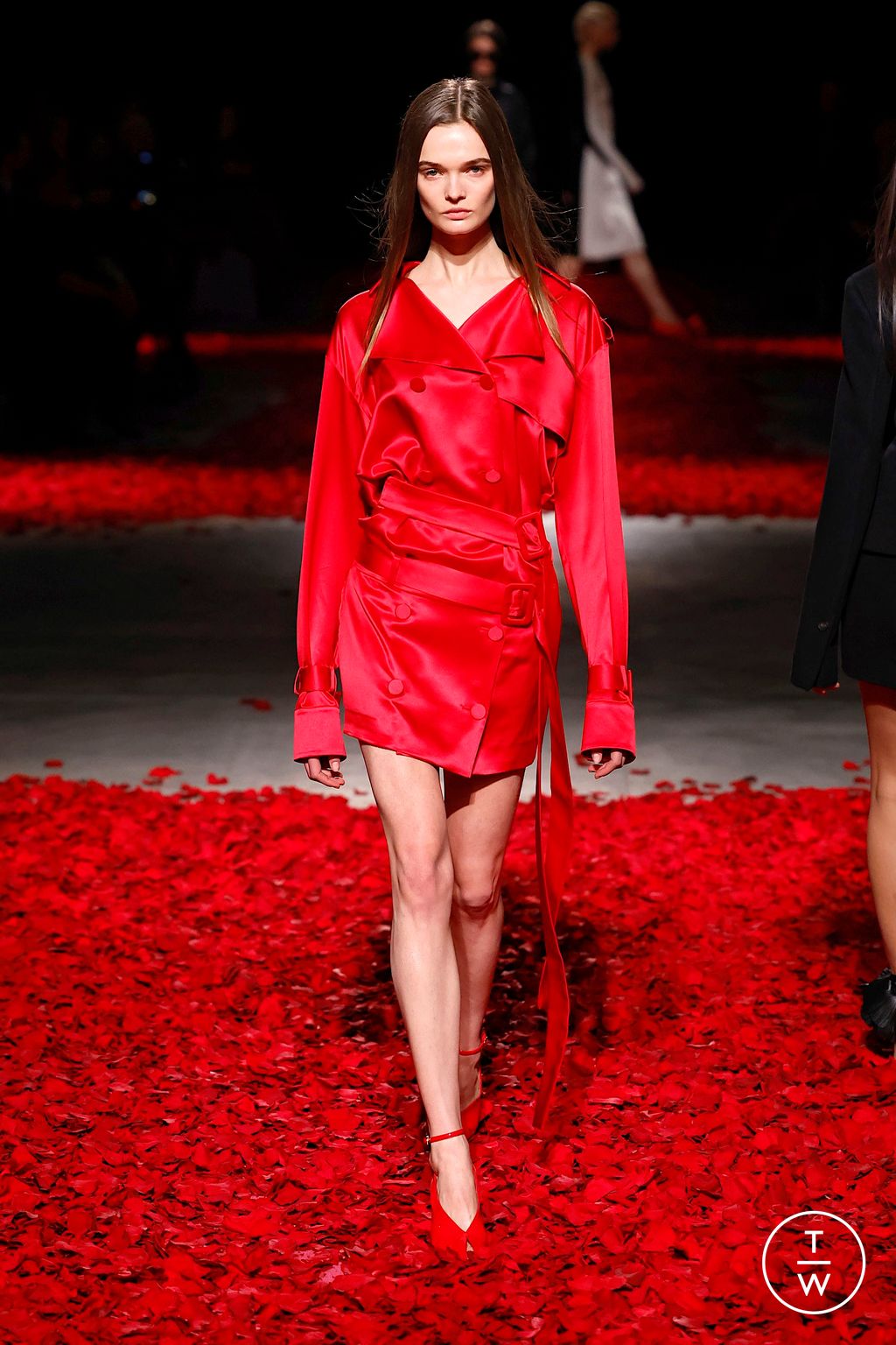 Fashion Week Milan Fall/Winter 2025 look 56 from the Ferragamo collection womenswear