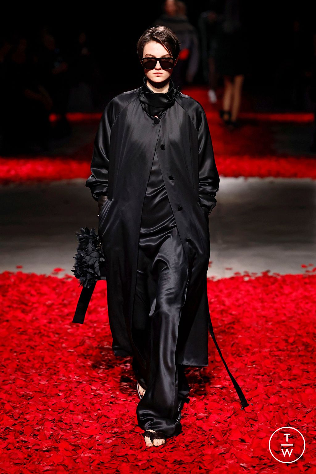 Fashion Week Milan Fall/Winter 2025 look 58 from the Ferragamo collection 女装