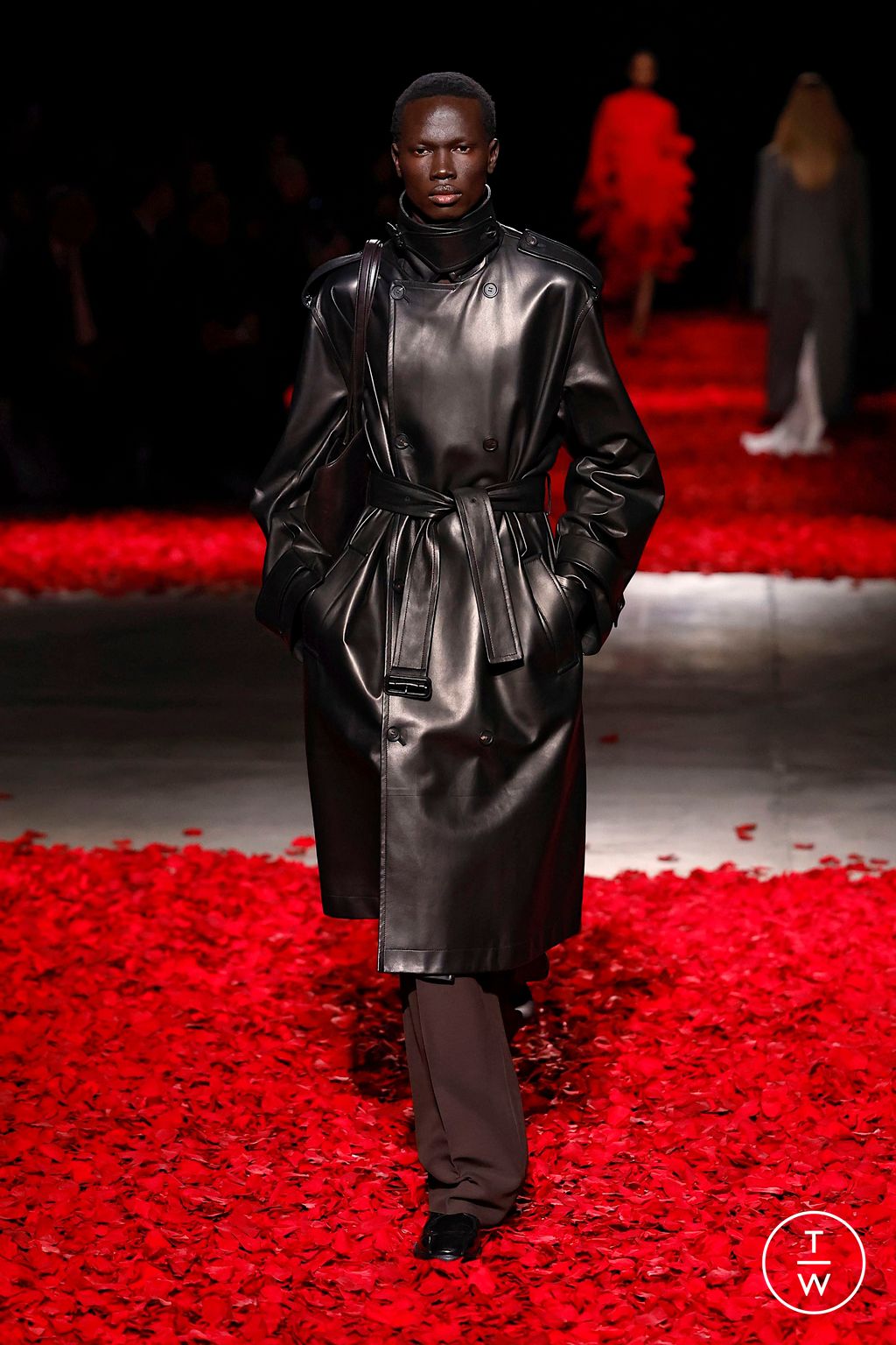 Fashion Week Milan Fall/Winter 2025 look 59 from the Ferragamo collection womenswear