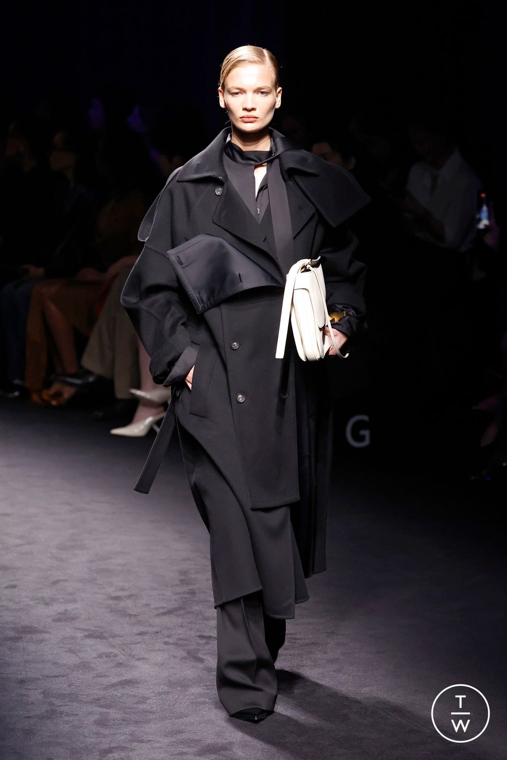 Fashion Week Milan Fall/Winter 2026 look 13 from the Ferragamo collection womenswear