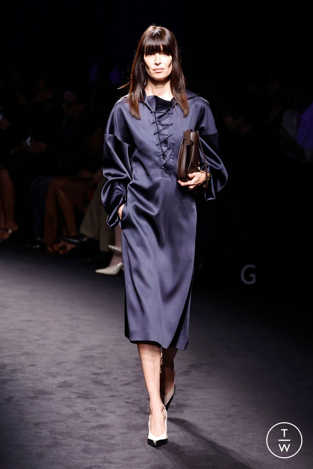 Fashion Week Milan Fall/Winter 2026 look 14 from the Ferragamo collection womenswear